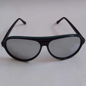 NWT True Vintage sports ski aviator style glass lens sunglasses